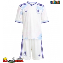 Camisa de Futebol Aston Villa Matty Cash #2 Equipamento Alternativo Infantil 2025-26 Manga Curta (+ Calças curtas)
